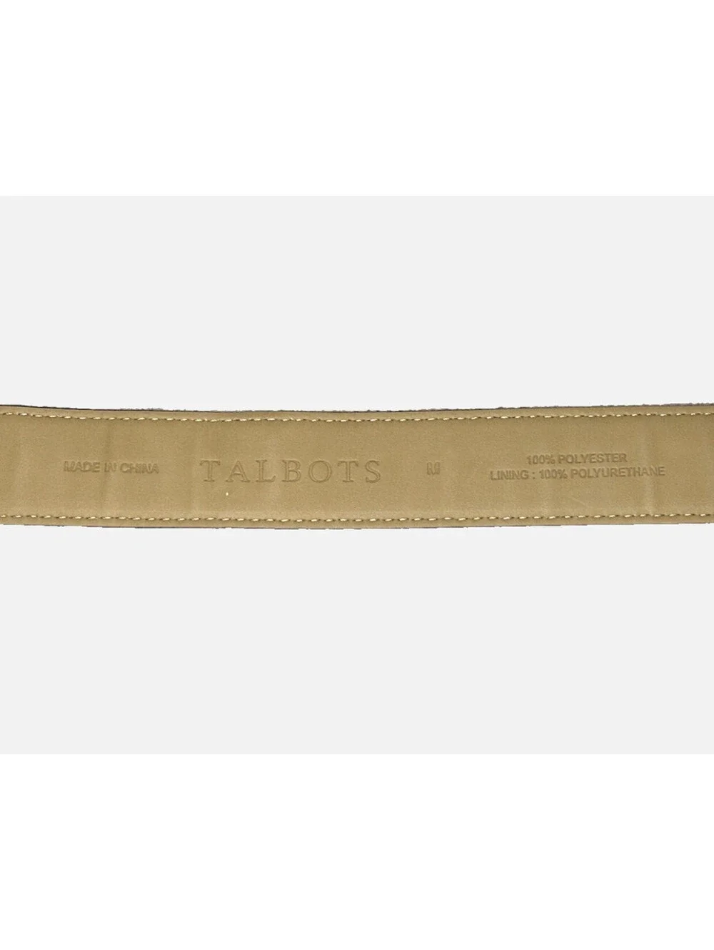 Talbots Buffalo Plaid Women's Red Black Belt Gold Buckle 40